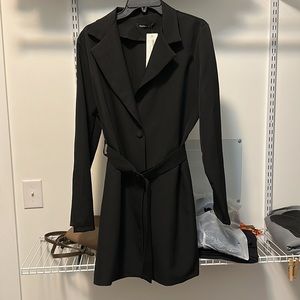 Boohoo Party Blazer Dress